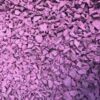 lilac rubber chippings