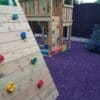 purple Rubber Chippings