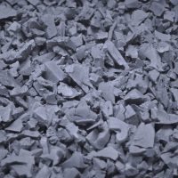 Grey rubber chippings Grey rubber chippings
